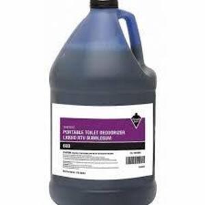 DESCRIPTION: (2) PORTABLE TOILET ODOR ELIMINATORS BRAND/MODEL: TOUGH GUY #18E877 INFORMATION: LIQUID CHERRY SIZE: 1 GALLON RETAIL$: $32.98 EA QTY: 2