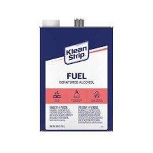 DESCRIPTION: (2) DENATURED ALCOHOL FUEL BRAND/MODEL: KLEAN STRIP SIZE: 1 GALLON RETAIL$: $40.80 EA QTY: 2