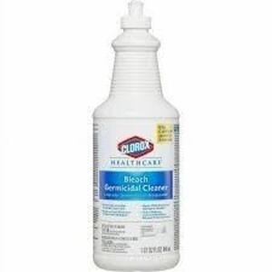 DESCRIPTION: (6) BLEACH GERMICIDAL CLEANER BRAND/MODEL: CLOROX HEALTHCARE #6VDE6 SIZE: 32 OZ RETAIL$: $140.00 TOTAL QTY: 6