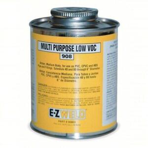 DESCRIPTION: (2) AMBER SOLVENT CEMENT BRAND/MODEL: EZ WELD 208 #5E534 SIZE: 32 OZ RETAIL$: $8.40 EA QTY: 2