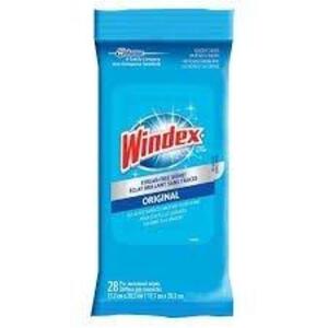 DESCRIPTION: (7)PACKS OF (38) WIPES BRAND/MODEL: WINDEX RETAIL$: $11.95 EA QTY: 7