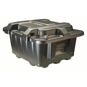 DESCRIPTION: (1) BATTERY BOX BRAND/MODEL: QUICKCABLE #49EJ96 SIZE: Commercial Vehicles/Std Vehicles, 14 in Inside Lg, 15 in Inside Wd, Plastic RETAIL$