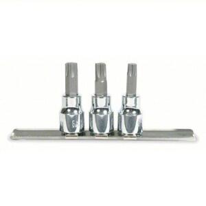 DESCRIPTION: (12) BRAKE SOCKET SET BRAND/MODEL: WESTWARD #1EJZ8 INFORMATION: STAR BIT SET, GM AND FORD BRAKE CALIPERS TO REMOVE AND INSTALL BRAKE PADS