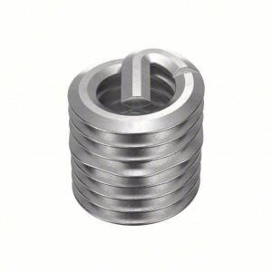 DESCRIPTION: (1) CASE OF (1000) HELICAL INSERT BRAND/MODEL: HELI-COIL #4EWU7 SIZE: Tanged Tang Style, Free-Running, M4-0.70 Thread Size, Plain RETAIL$