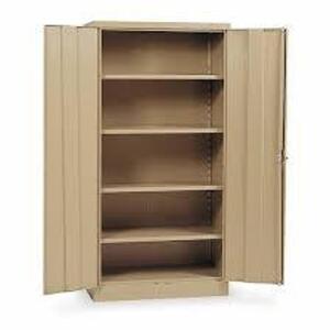 DESCRIPTION: (1) STORAGE CABINET BRAND/MODEL: HALLOWELL #1UFD8 INFORMATION: TAN SIZE: 36" X 24" X 72" RETAIL$: $438.48 EA QTY: 1