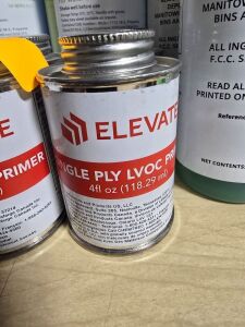 DESCRIPTION: (6) SINGLE PLY LVOC PRIMER BRAND/MODEL: ELEVATE SIZE: 4 FL OZ QTY: 6