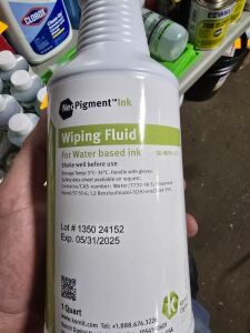 DESCRIPTION: (4) WIPING FLUID BRAND/MODEL: NEOPIGMENT INK #50-WIPG-0211 SIZE: 1 QT QTY: 4