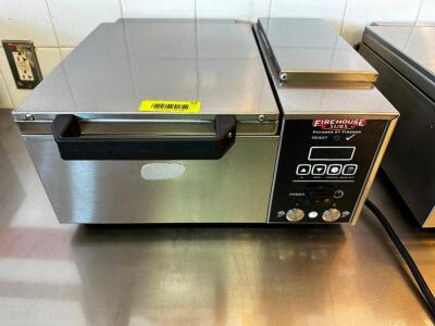 DESCRIPTION AJ ANTUNES COUNTER TOP DELUXE FOOD WARMER W/ DIGITAL STEAM CONTROL BRAND / MODEL: AJ ANTUNES ADDITIONAL INFORMATION 120 VOLT, 1 PHASE. RET