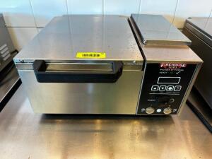 DESCRIPTION AJ ANTUNES COUNTER TOP DELUXE FOOD WARMER W/ DIGITAL STEAM CONTROL BRAND / MODEL: AJ ANTUNES ADDITIONAL INFORMATION 120 VOLT, 1 PHASE. RET