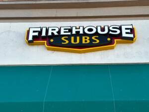 DESCRIPTION "FIREHOUSE SUBS" STORE FRONT SIGN,. ADDITIONAL INFORMATION PROFESSIONAL REMOVAL REQUIRED. LOCATION KITCHEN QTY 1