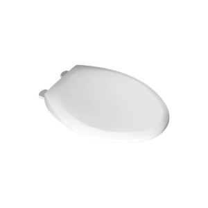 CHAMPION 4 SLOW-CLOSE ELONGATED CLOSED FRONT TOILET SEAT IN WHITE