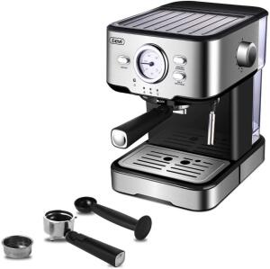 COFFEE MAKER WITH FOAMING MILK FROTHER WAND FOR ESPRESSO