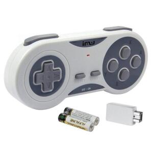 2CT PACK OF WIRELESS GAMING CONTROLLERS FOR NINTENDO AND SUPER NINTENDO CLASSIC