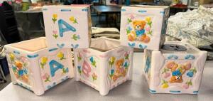 NURSERY ROOM TISSUE BOX COVERS