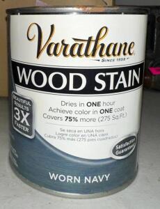 NAVY COLORED WOOD STAIN