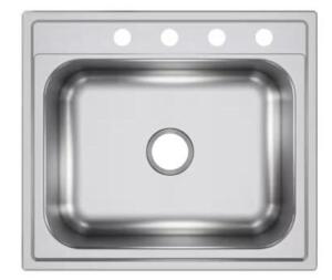 SINGLE BOWL STAINLESS KITCHEN SINK