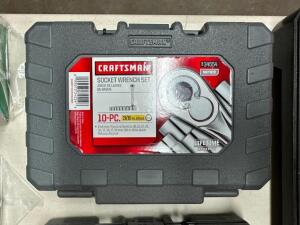 CRAFTSMAN 10PIECE SOCKET WRENCH SET