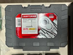 CRAFTSMAN 10PIECE SOCKET WRENCH SET