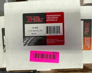 (9)- BOXES OF XTRA SEAL TIRE REPAIR PATCHES