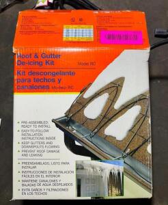 FROST KING ROOF AND GUTTER DE-ICING KIT