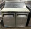 36" M3 2-DOOR REFRIGERATED SANDWICH PREP TABLE