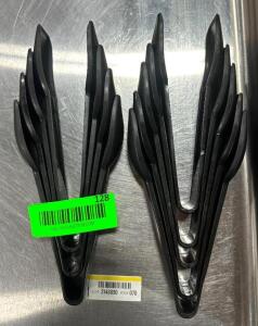 (9) PLASTIC TONGS