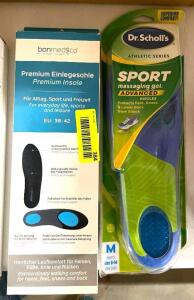 (2) SETS OF GEL INSOLES