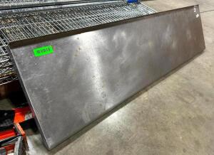 STAINLESS STEEL WALL MOUNT SHELF