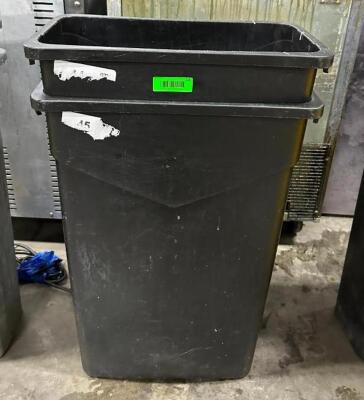 (2) KITCHEN TRASH BINS