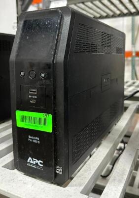 DESCRIPTION: BACK-UPS PRO 1000 S BRAND/MODEL: APC QTY: 1