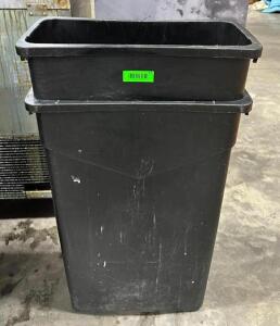 (2) KITCHEN TRASH BINS