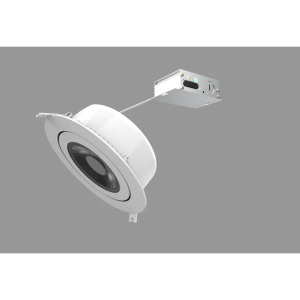 CANLESS GIMBAL COLOR CHOICE 5"-6" WHITE ROUND DIMMABLE RECESSED DOWNLIGHT