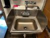 DESCRIPTION WALL MOUNTED STAINLESS HAND SINK. ADDITIONAL INFORMATION W/ TOWEL AND SOAP DISPENSERS LOCATION KITCHEN QTY 1