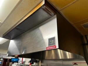 DESCRIPTION CAPTIVE AIR 7' X 65" STAINLESS EXHAUST HOOD W/ MAKE UP AIR AND EXHAUST FAN. BRAND / MODEL: CAPTIVE AIR ADDITIONAL INFORMATION BCL CAN HAVE