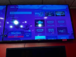 DESCRIPTION ROKU ONN 50" SMART TV BRAND / MODEL: ROKU LOCATION FRONT QTY 1