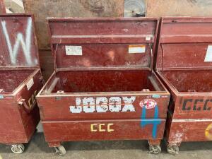 JOBSITE TOOL BOX ON CASTERS