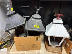 (3) POST LANTERN FIXTURES