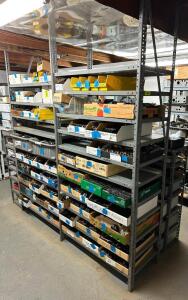 (2) METAL SHELVING UNITS