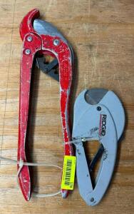 (2) ASSORTED PIPE CUTTERS