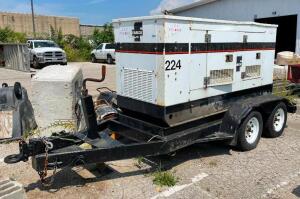 1987 GENERAC 68KW DIESEL POWERED TOWABLE GENERATOR