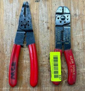 (2) ASSORTED WIRE STRIPPERS