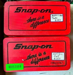 (2)- SNAP ON TAP AND DIE SETS