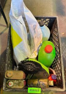 ASSORTED CHEMICALS AND CLEANING SUPPLIES