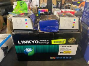 LARGE GROUP OF ASSORTED PRINTER INK