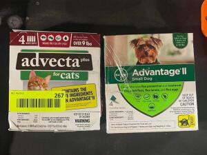 ADVECTA PLUS FOR CATS AND ADVANTAGE II FOR SMALL DOGS