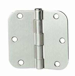 50 PACK OF DOOR HINGES SATIN NICKEL - 3 1/2 X 3 1/2 INCH