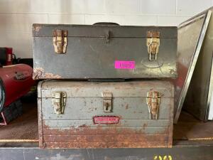 (2)- METAL TOOL BOXES