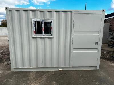 DESCRIPTION 12' SHIPPING CONTAINER / JOBSITE OFFICE. BRAND / MODEL: SV6180062 ADDITIONAL INFORMATION W/ MAN DOOR AND WINDOW. NEW 2024, UNUSED. RETAILS