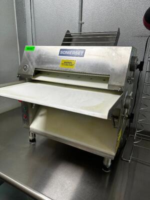 DESCRIPTION SOMERSET CDR-2000 DOUGH ROLLER. BRAND / MODEL: SOMERSET CDR-2000 ADDITIONAL INFORMATION SN# 1608H0890, 115 VOLT, 1 PHASE. RETAILS NEW FOR