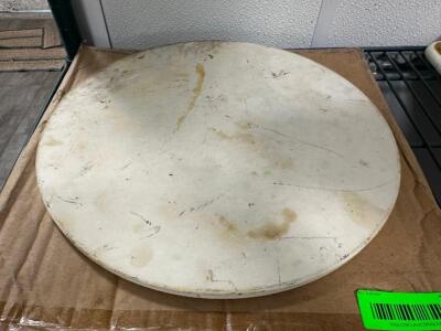 DESCRIPTION 13" PIZZA STONE. SIZE 13" LOCATION KITCHEN QTY 1